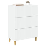 vidaXL Ladekast Wit 66 x 34,5 x 90 cm Bewerkt hout