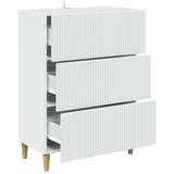 vidaXL Ladekast Wit 66 x 34,5 x 90 cm Bewerkt hout