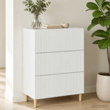 vidaXL Ladekast Wit 66 x 34,5 x 90 cm Bewerkt hout
