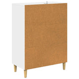 vidaXL Ladekast Wit 66 x 34,5 x 90 cm Bewerkt hout