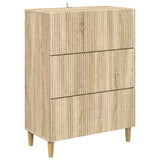vidaXL Ladekast Wit 66 x 34,5 x 90 cm Bewerkt hout