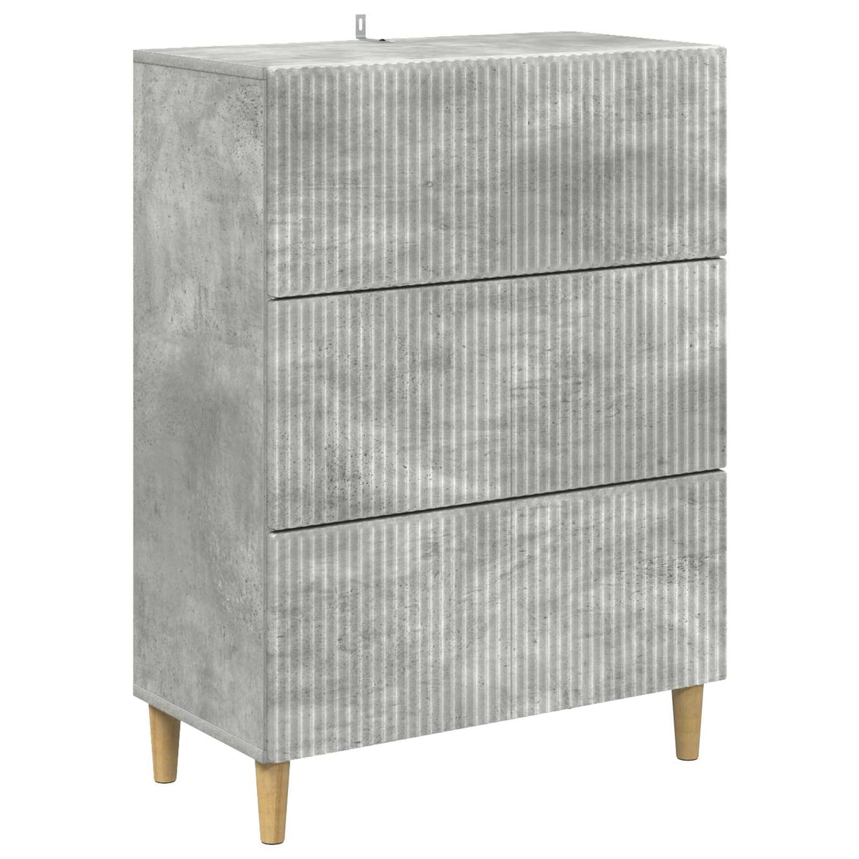 vidaXL Ladekast Wit 66 x 34,5 x 90 cm Bewerkt hout