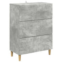 vidaXL Ladekast Wit 66 x 34,5 x 90 cm Bewerkt hout