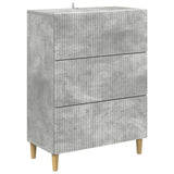 vidaXL Ladekast Wit 66 x 34,5 x 90 cm Bewerkt hout