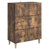 vidaXL Ladekast Wit 66 x 34,5 x 90 cm Bewerkt hout