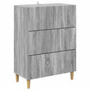 vidaXL Ladekast Wit 66 x 34,5 x 90 cm Bewerkt hout