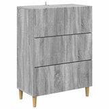 vidaXL Ladekast Wit 66 x 34,5 x 90 cm Bewerkt hout