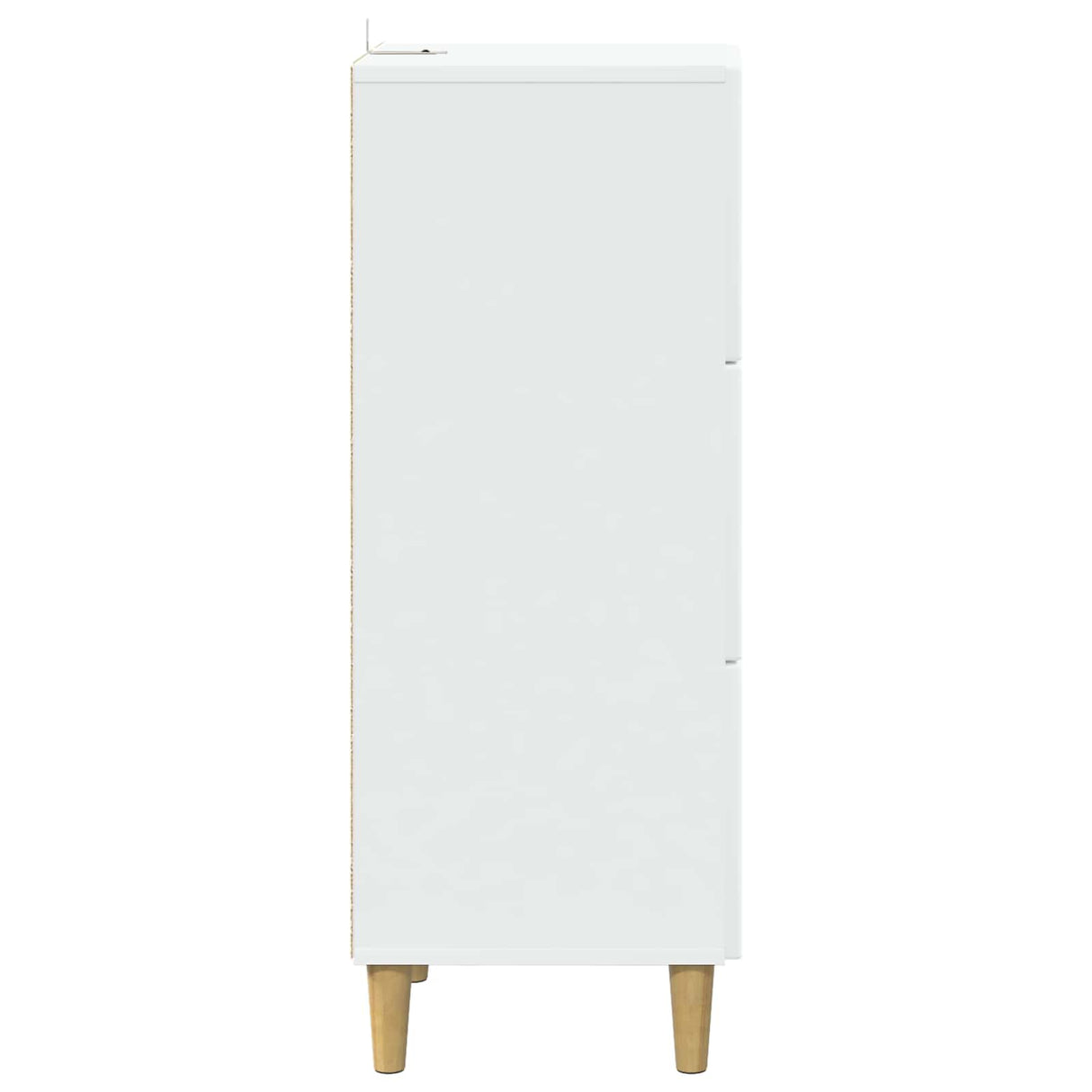 vidaXL Ladekast Wit 33 x 34,5 x 90 cm Bewerkt hout