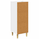 vidaXL Ladekast Wit 33 x 34,5 x 90 cm Bewerkt hout