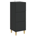 vidaXL Ladekast Wit 33 x 34,5 x 90 cm Bewerkt hout