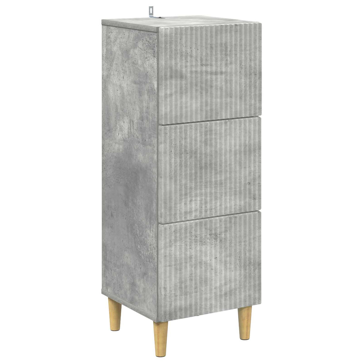 vidaXL Ladekast Wit 33 x 34,5 x 90 cm Bewerkt hout