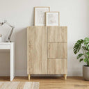 vidaXL Dressoir met lade Wit 66 x 34,5 x 90 cm Bewerkt hout