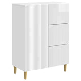 vidaXL Dressoir met lade Wit 66 x 34,5 x 90 cm Bewerkt hout