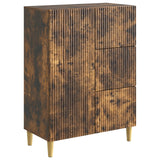 vidaXL Dressoir met lade Wit 66 x 34,5 x 90 cm Bewerkt hout