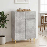 vidaXL Chest of Drawers with Drawer White 66 x 34.5 x 90 cm Engineered Wood
