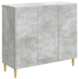 vidaXL Dressoir Sonoma Eiken 89 x 34,5 x 80 cm Bewerkt hout
