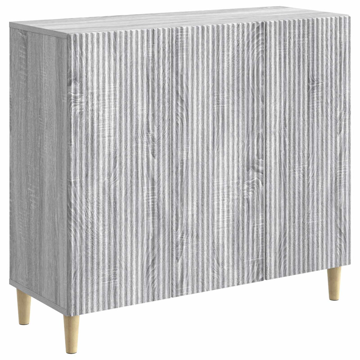 vidaXL Dressoir Sonoma Eiken 89 x 34,5 x 80 cm Bewerkt hout
