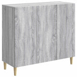 vidaXL Dressoir Sonoma Eiken 89 x 34,5 x 80 cm Bewerkt hout
