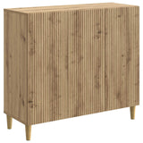 vidaXL Dressoir Sonoma Eiken 89 x 34,5 x 80 cm Bewerkt hout