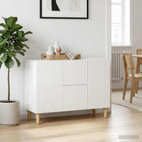 vidaXL Dressoir met lade Wit 89 x 34,5 x 60 cm Bewerkt hout