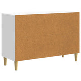 vidaXL Dressoir met lade Wit 89 x 34,5 x 60 cm Bewerkt hout