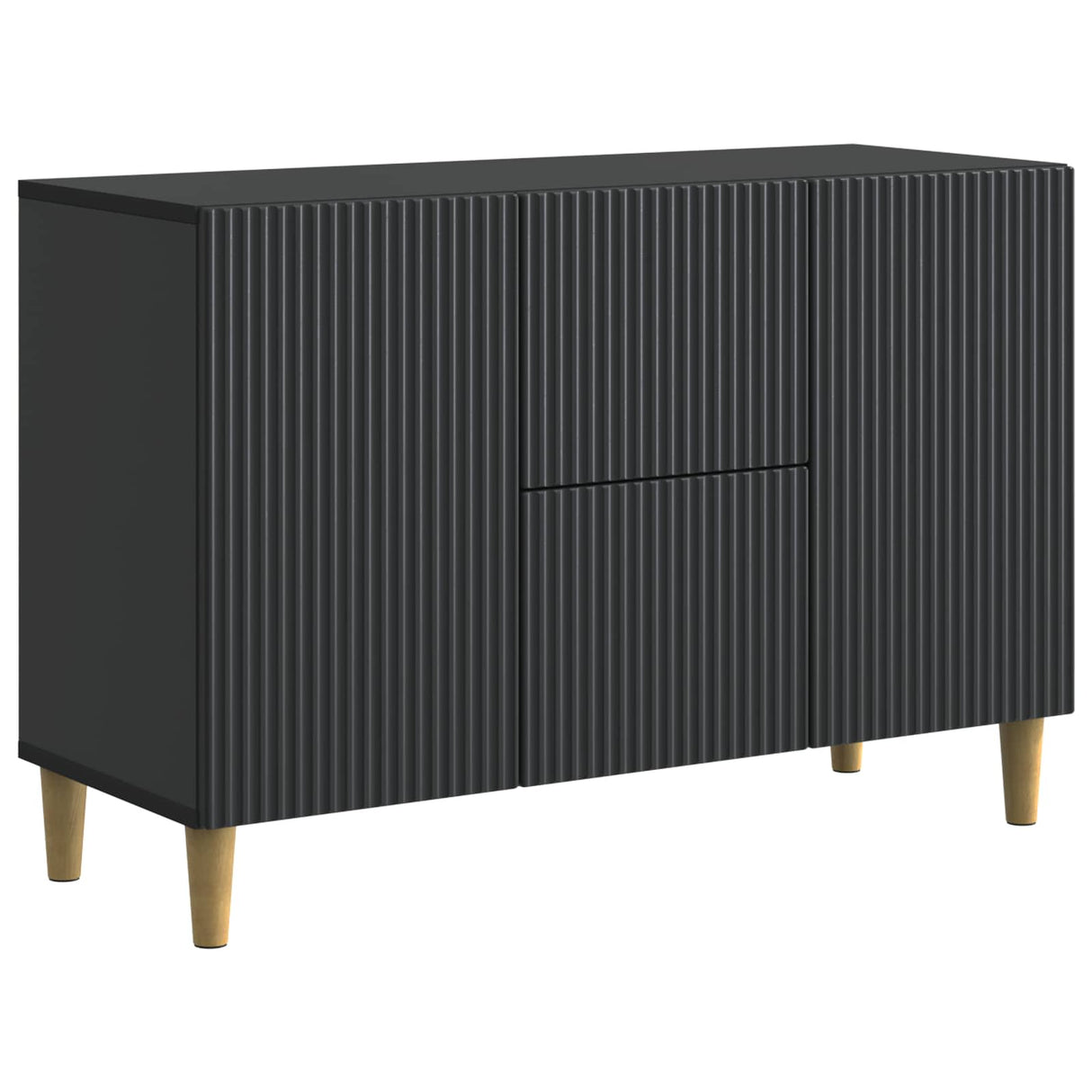 vidaXL Dressoir met lade Wit 89 x 34,5 x 60 cm Bewerkt hout