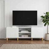 vidaXL TV Kast Wit 150 x 31 x 50 cm Bewerkt hout