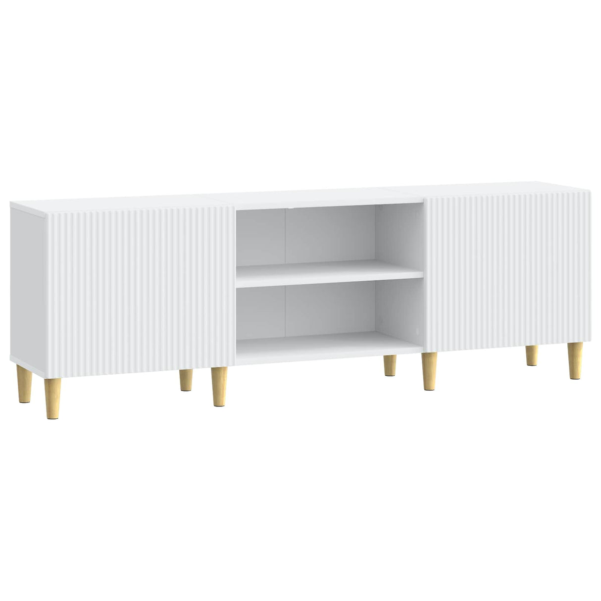 vidaXL TV Kast Wit 150 x 31 x 50 cm Bewerkt hout