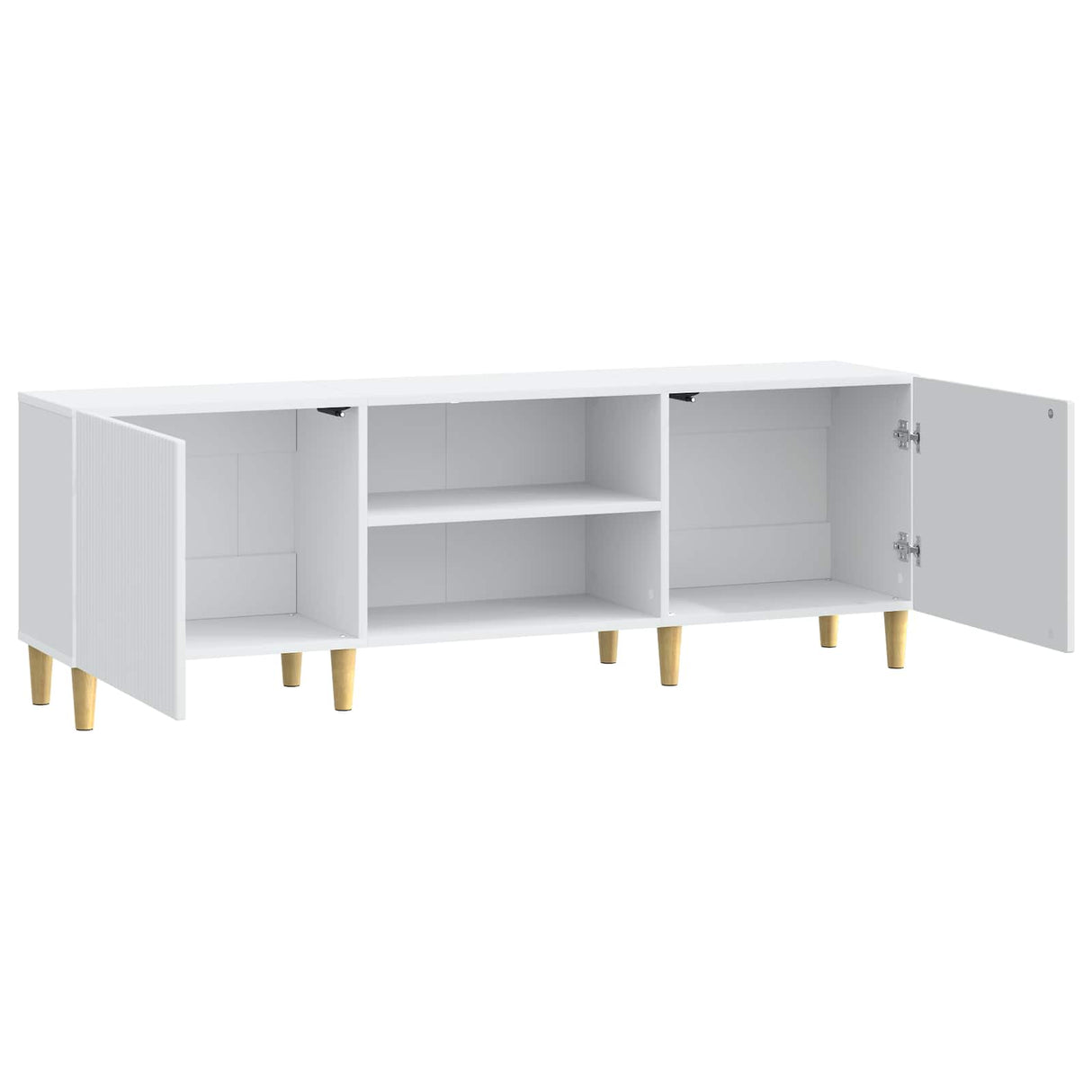 vidaXL TV Kast Wit 150 x 31 x 50 cm Bewerkt hout