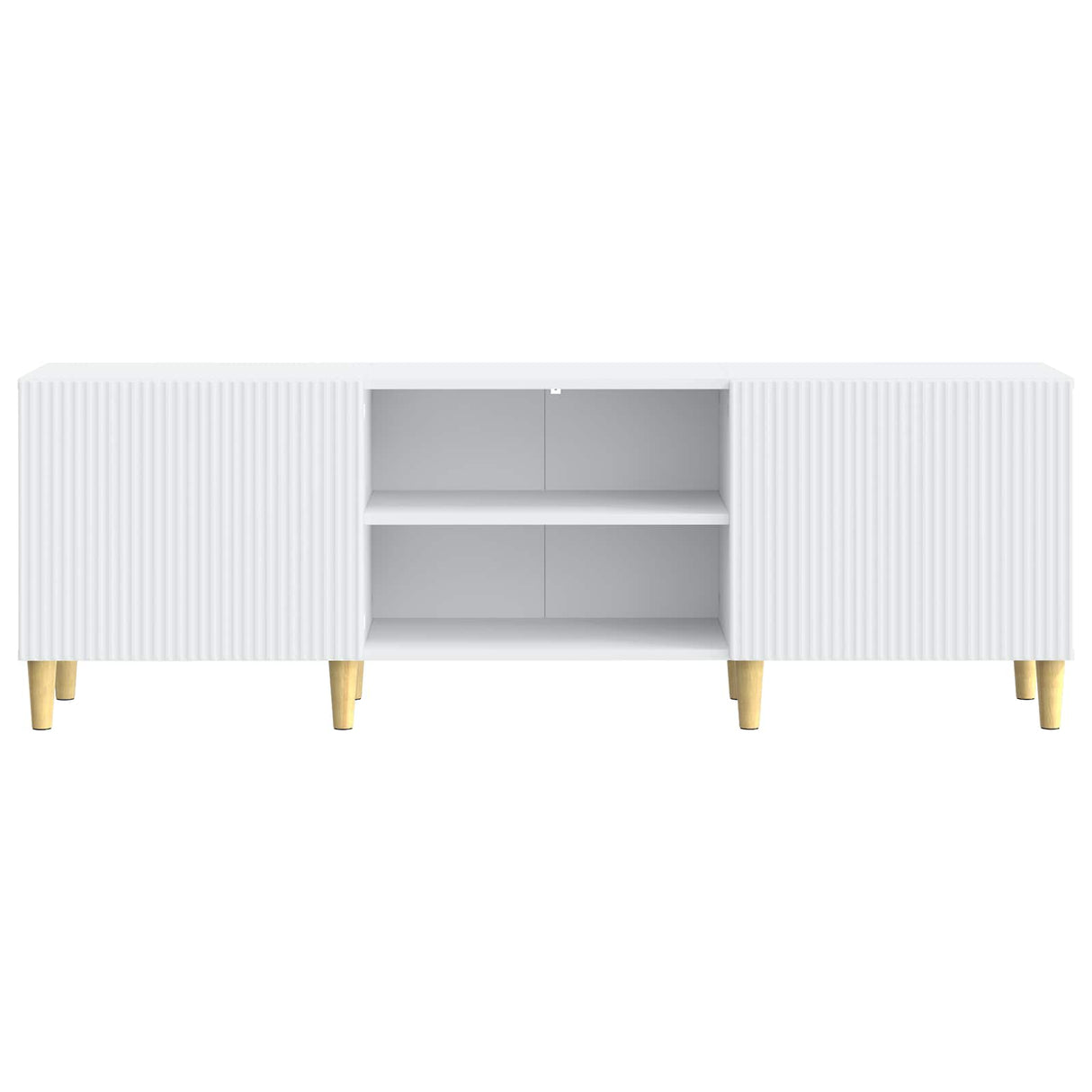 vidaXL TV Kast Wit 150 x 31 x 50 cm Bewerkt hout