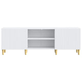 vidaXL TV Kast Wit 150 x 31 x 50 cm Bewerkt hout