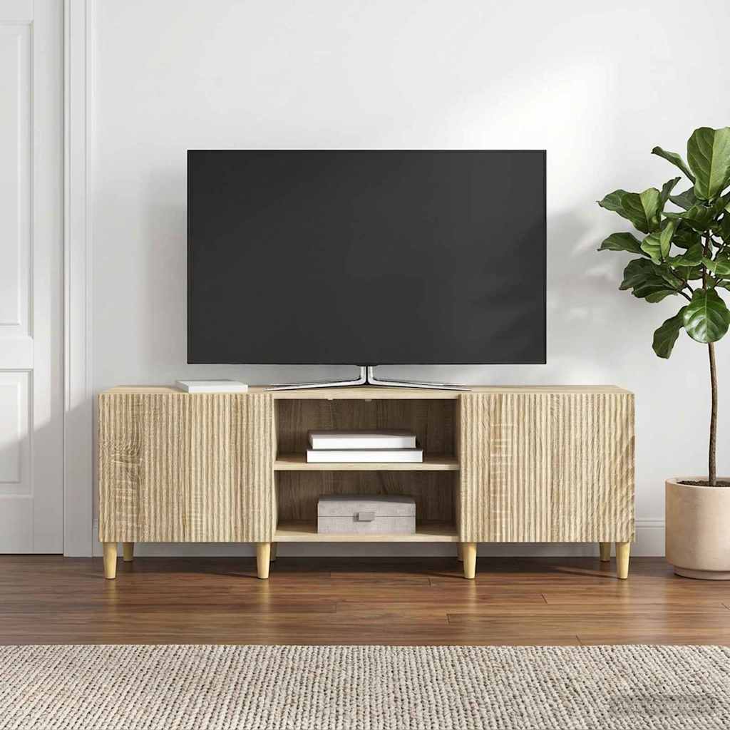 vidaXL TV Kast Wit 150 x 31 x 50 cm Bewerkt hout