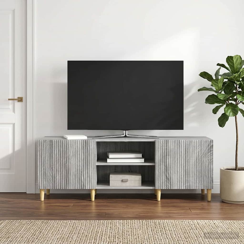 vidaXL TV Kast Wit 150 x 31 x 50 cm Bewerkt hout