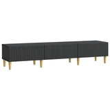 vidaXL TV Kast met lade Zwart 147 x 34,5 x 30 cm Bewerkt hout