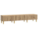 vidaXL TV Kast met lade Zwart 147 x 34,5 x 30 cm Bewerkt hout