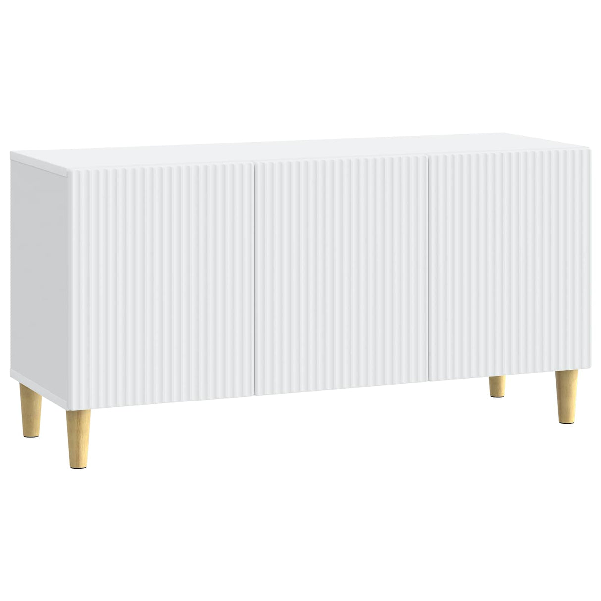 vidaXL TV Kast Wit 99 x 34,5 x 50 cm Bewerkt hout