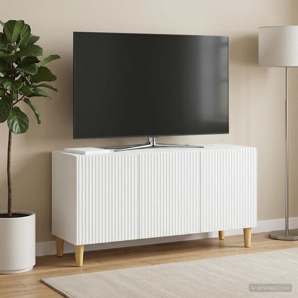 vidaXL TV Kast Wit 99 x 34,5 x 50 cm Bewerkt hout
