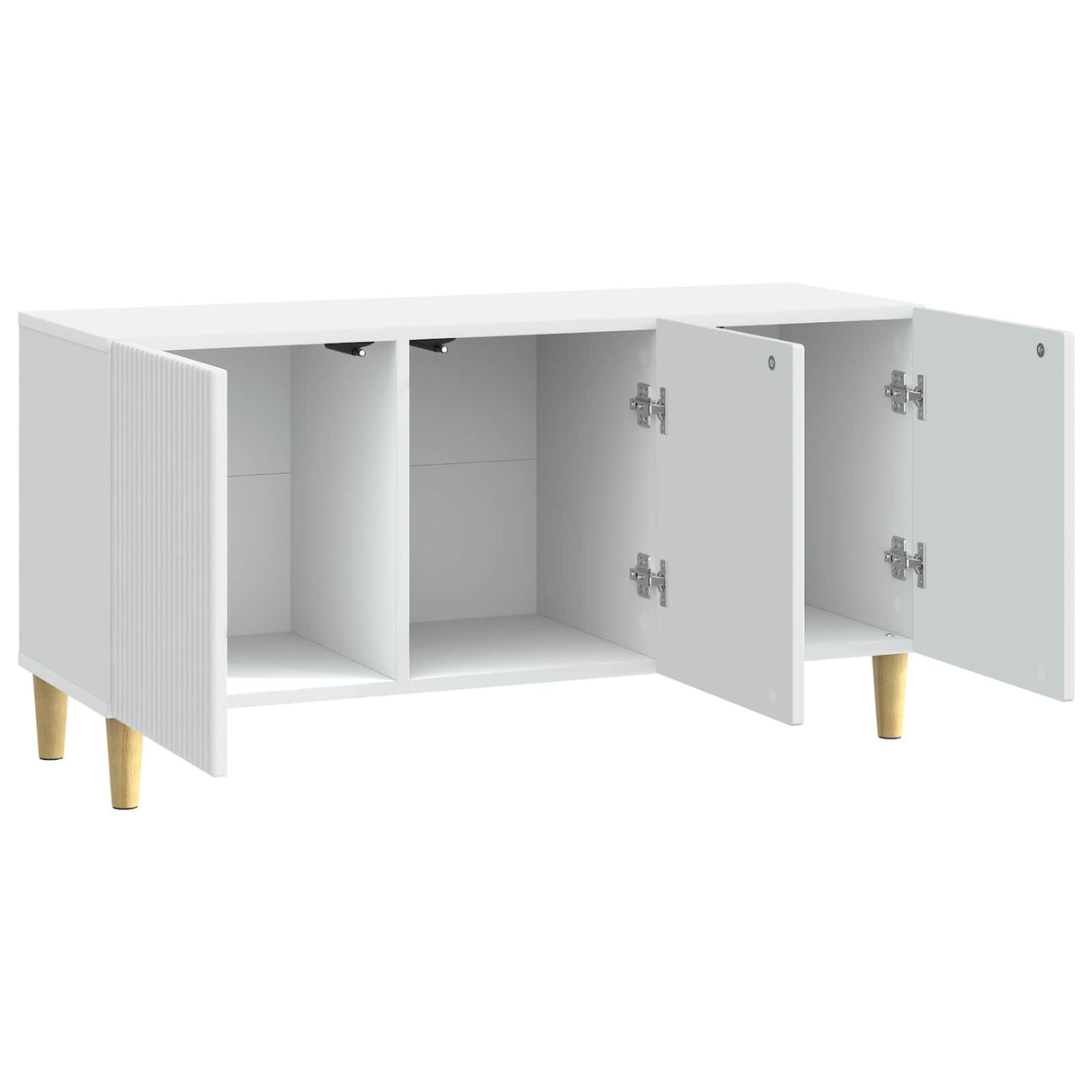 vidaXL TV Kast Wit 99 x 34,5 x 50 cm Bewerkt hout