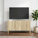 vidaXL TV Kast Wit 99 x 34,5 x 50 cm Bewerkt hout