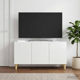 vidaXL TV Kast Wit 99 x 34,5 x 50 cm Bewerkt hout