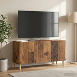 vidaXL TV Kast Wit 99 x 34,5 x 50 cm Bewerkt hout