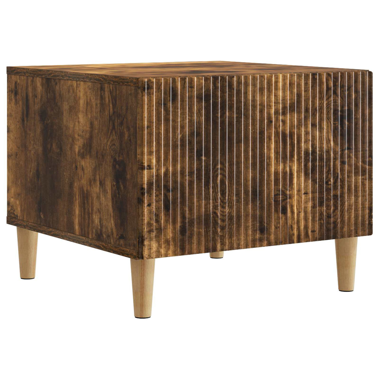 vidaXL Salontafel met lade Zwart 49 x 50 x 40 cm Bewerkt hout