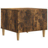vidaXL Salontafel met lade Zwart 49 x 50 x 40 cm Bewerkt hout