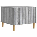 vidaXL Salontafel met lade Zwart 49 x 50 x 40 cm Bewerkt hout