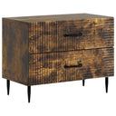 vidaXL Nachtkastje met lade Zwart 62 x 34,5 x 47,5 cm Bewerkt hout