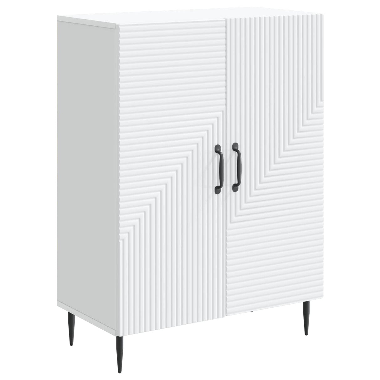 vidaXL Dressoir Wit 66 x 34,5 x 89,5 cm Bewerkt hout