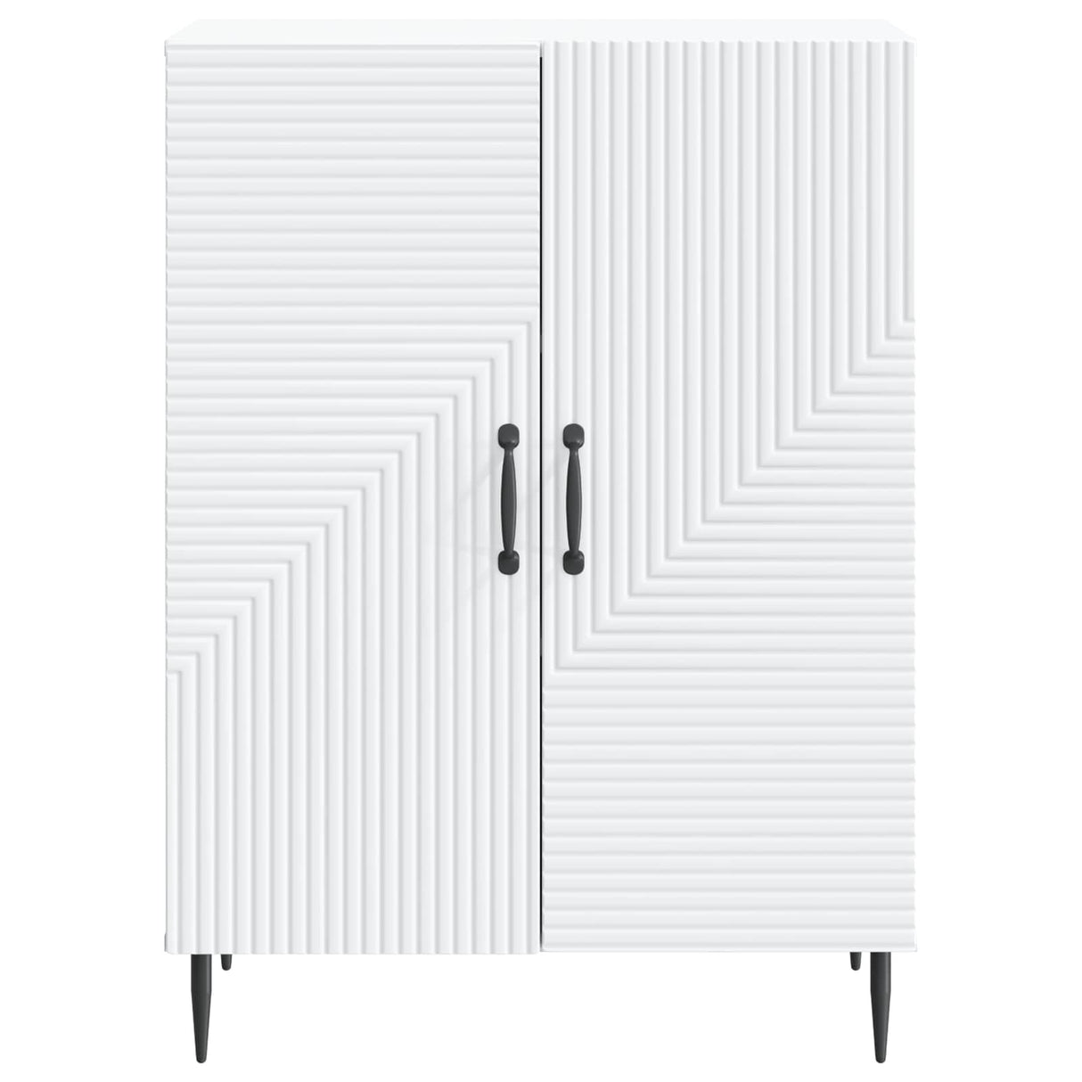 vidaXL Dressoir Wit 66 x 34,5 x 89,5 cm Bewerkt hout