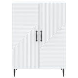 vidaXL Dressoir Wit 66 x 34,5 x 89,5 cm Bewerkt hout
