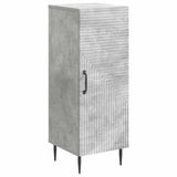 vidaXL Dressoir Zwart 33 x 34,5 x 89,5 cm Bewerkt hout