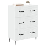 vidaXL Ladekast Wit 66 x 34,5 x 89,5 cm Bewerkt hout